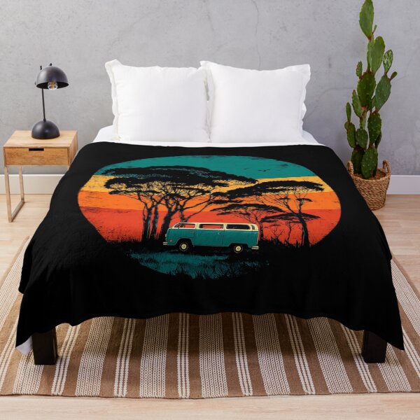 Item preview, Retro Sunset Camper Camping Adventure designed and sold by D-Oles-Mercher.