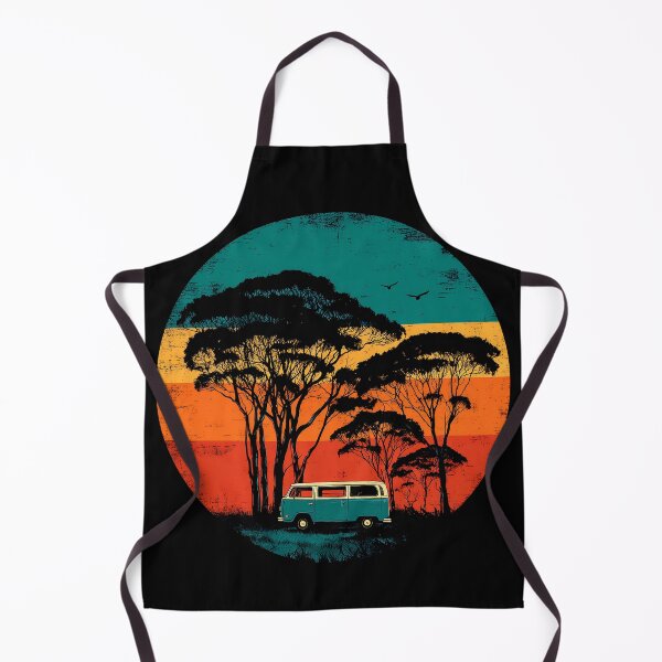 Item preview, Retro Sunset Camper Camping Adventure designed and sold by D-Oles-Mercher.