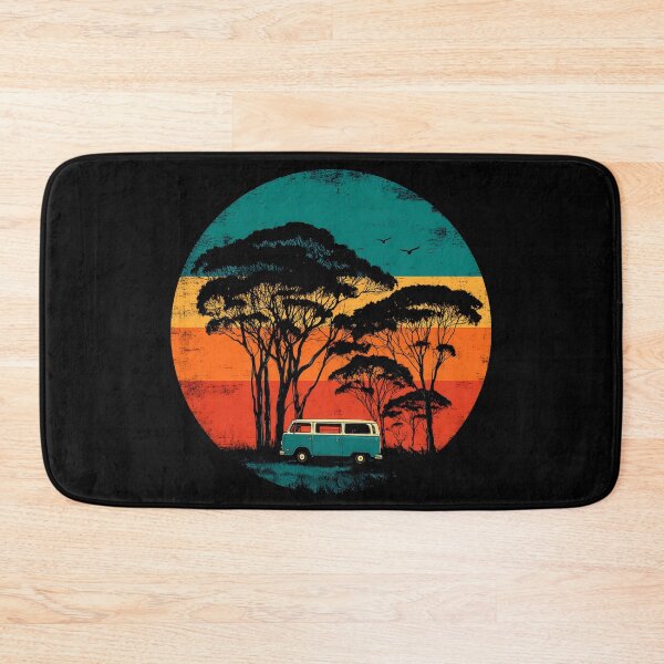 Item preview, Retro Sunset Camper Camping Adventure designed and sold by D-Oles-Mercher.