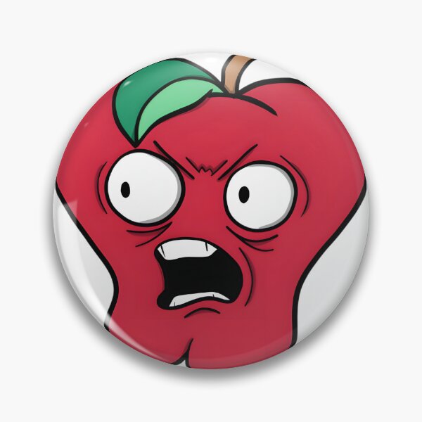 Item preview, Angry Apple Illustration with Bold Expression and Vibrant Colors designed and sold by IMRAN  AHMED.