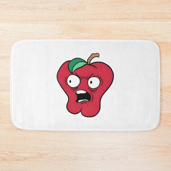 Item preview, Angry Apple Illustration with Bold Expression and Vibrant Colors designed and sold by IMRAN  AHMED.