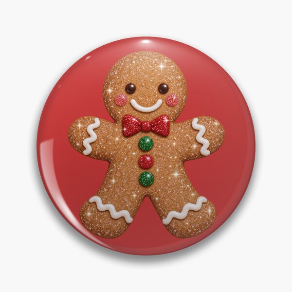 Item preview, Glittery Gingerbread Man designed and sold by MIRANDA CREATIVE.