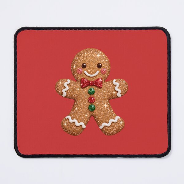 Item preview, Glittery Gingerbread Man designed and sold by MIRANDA CREATIVE.