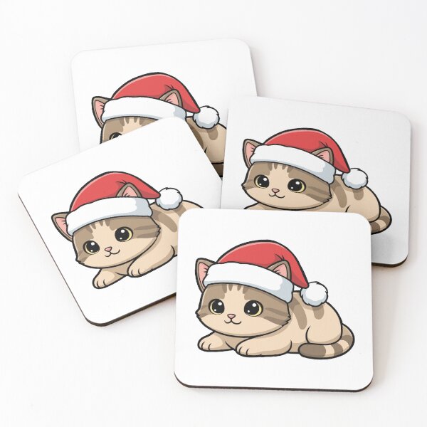 Item preview, Cute Christmas Cat Santa Hat designed and sold by STOXT.