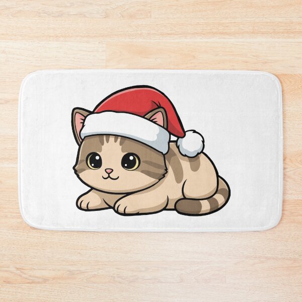 Item preview, Cute Christmas Cat Santa Hat designed and sold by STOXT.