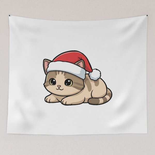 Item preview, Cute Christmas Cat Santa Hat designed and sold by STOXT.