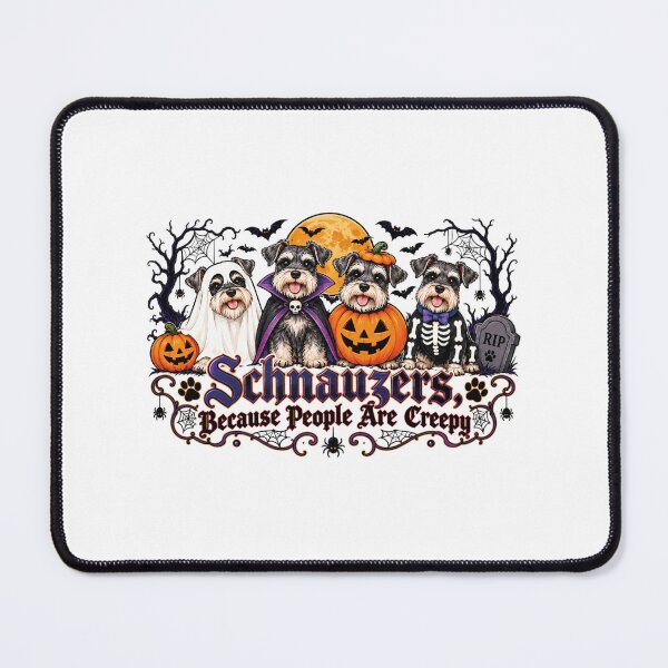 Item preview, Schnauzers Because People Are Creepy Funny Halloween Dog Costume Gift designed and sold by Whirx.