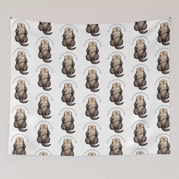 Item preview, Bookish Otter Emotional Reader designed and sold by Tiffany Roy.
