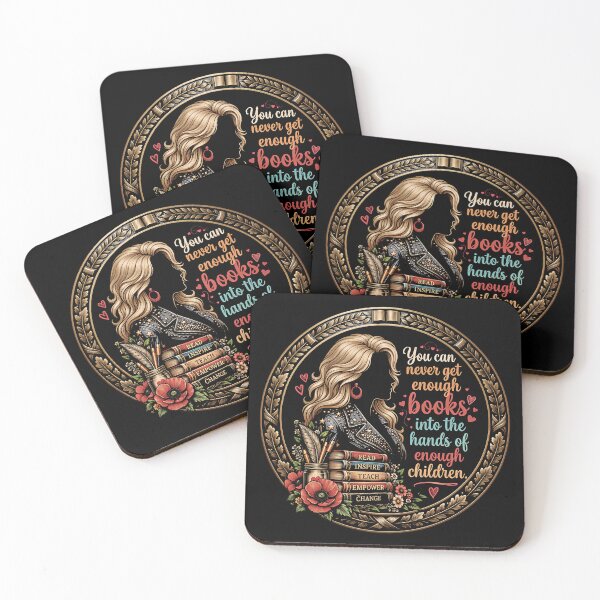 Item preview, You Can Never Get Enough Books Into Childrens Hands designed and sold by gear-posters.