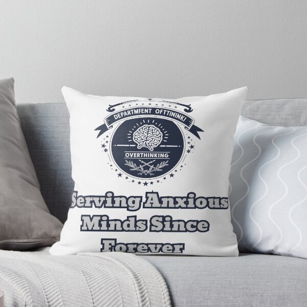 Item preview, Department Of Overthinking Anxious Minds Parody Design designed and sold by FashionDollQtr.