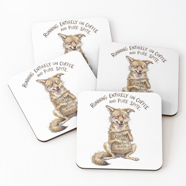 Item preview, Spite Coffee Coyote Humor designed and sold by Tiffany Roy.