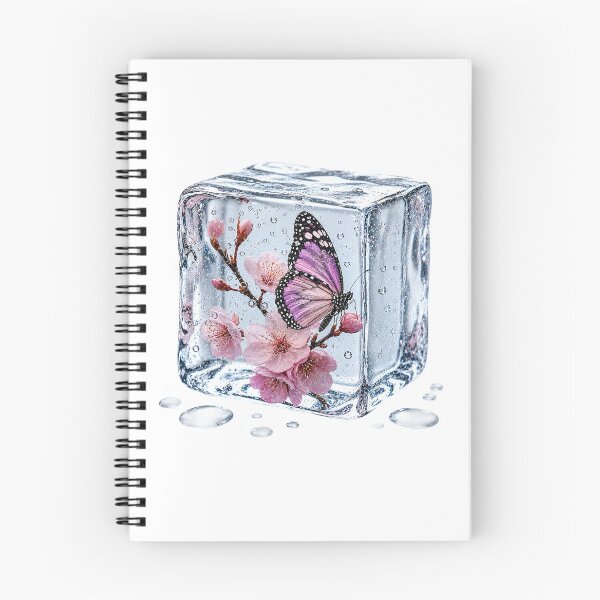 Item preview, Purple Butterfly on Cherry Blossoms in Crystal Ice designed and sold by MichalHau.