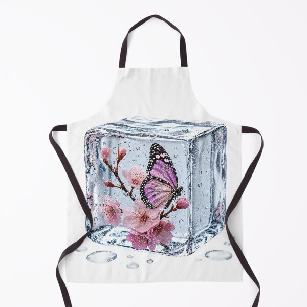 Item preview, Purple Butterfly on Cherry Blossoms in Crystal Ice designed and sold by MichalHau.