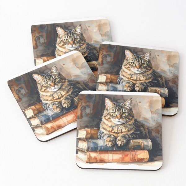 Item preview, Cat Sleeping on Books  designed and sold by BetweenForms.