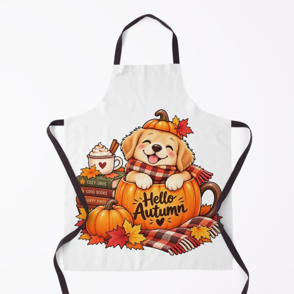 Item preview, Hello Autumn Cozy Cute Dog designed and sold by Seculinator.