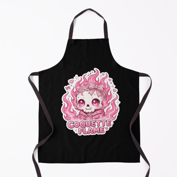Item preview, Coquette Flame Skull Pink Kawaii Skull Coquette Bow Pink Fire Skull Cute designed and sold by HealingEraInk.