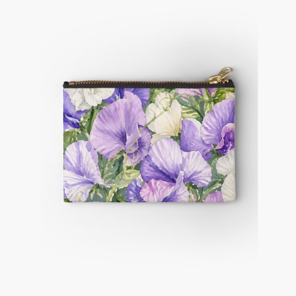 Item preview, Lavender Sweet Pea Vines Pattern Watercolor Cottagecore Art HD Store designed and sold by bard-art.