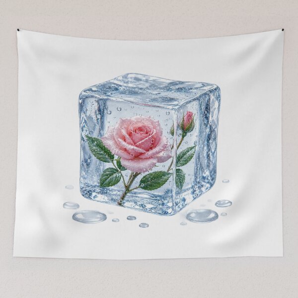 Item preview, Pink Rose in Crystal Ice designed and sold by MichalHau.