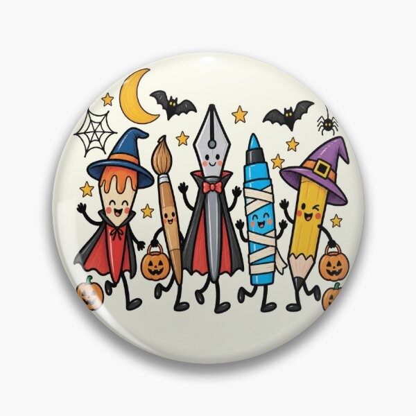 Item preview, Kawaii Halloween School Art Teacher Supplies designed and sold by ABDOULAH.