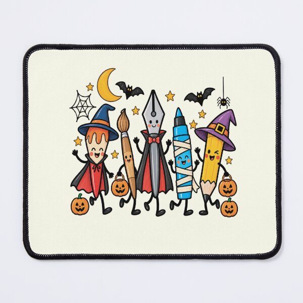 Item preview, Kawaii Halloween School Art Teacher Supplies designed and sold by Allmoodsuptee.