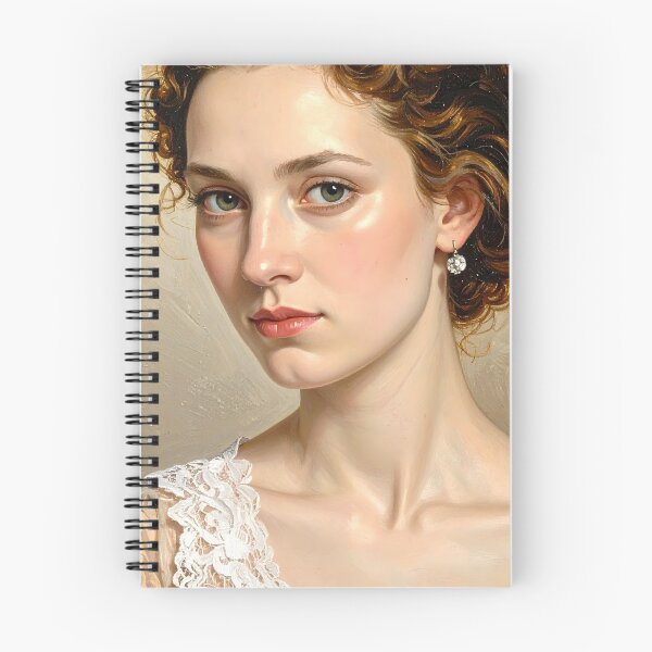 Item preview, Vintage Woman Portrait Oil Painting designed and sold by BetweenForms.