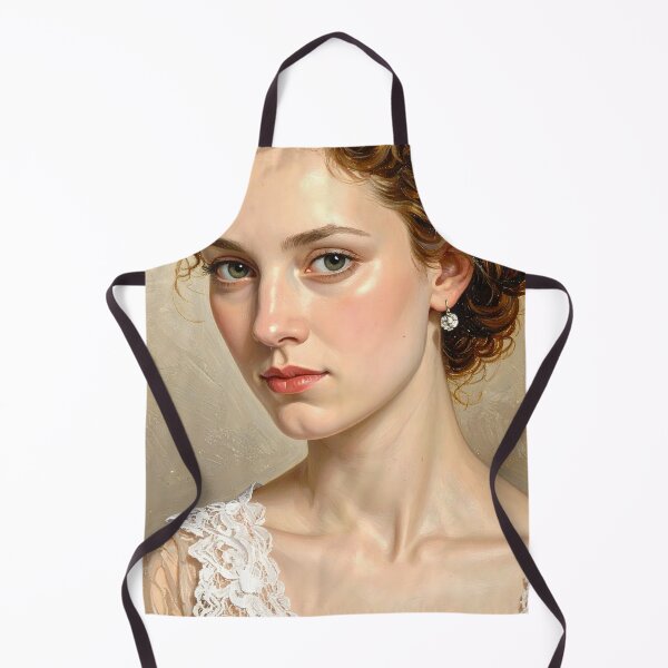 Item preview, Vintage Woman Portrait Oil Painting designed and sold by BetweenForms.