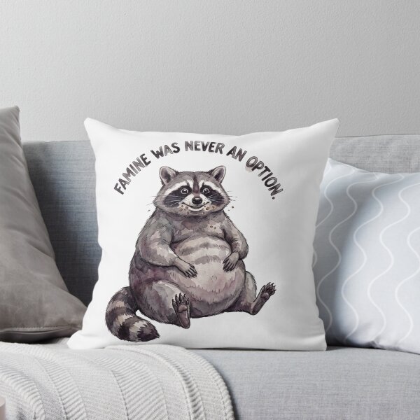 Item preview, Chubby Raccoon Foodie Humor designed and sold by Tiffany Roy.