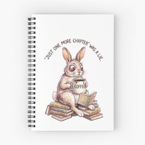 Item preview, Bookworm Bunny Sleepless Reading designed and sold by Tiffany Roy.