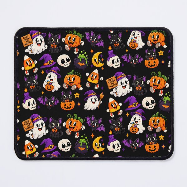 Item preview, Spooky Vibes Retro Halloween Graphic & Pattern designed and sold by NovaToons.