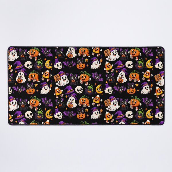 Item preview, Spooky Vibes Retro Halloween Graphic & Pattern designed and sold by NovaToons.
