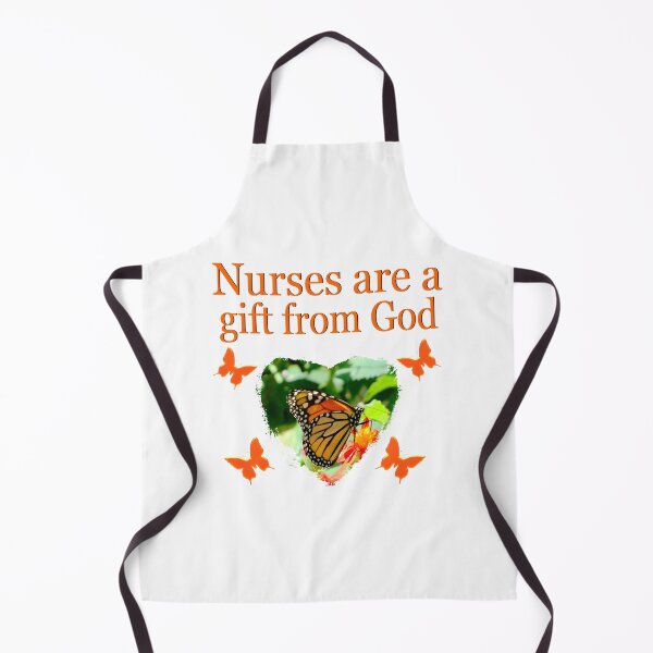 Item preview, Pretty Butterfly Christian Nurse Design with Inspirational Theme designed and sold by Kahnman.