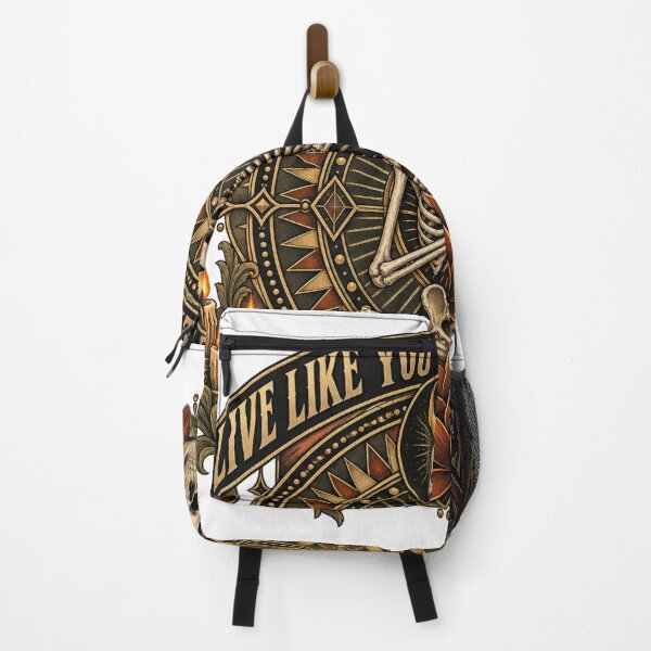 Item preview, Live Fully, Fear Nothing Skeleton Meditation designed and sold by Dresut.