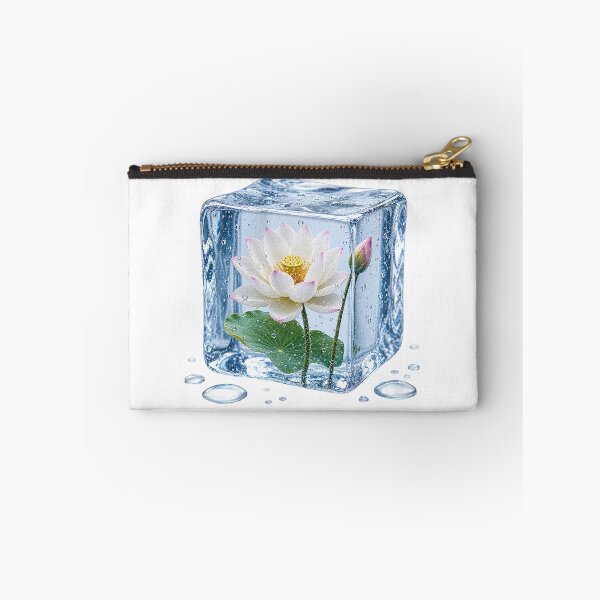 Item preview, Frozen Lotus Flower in Crystal Ice designed and sold by MichalHau.