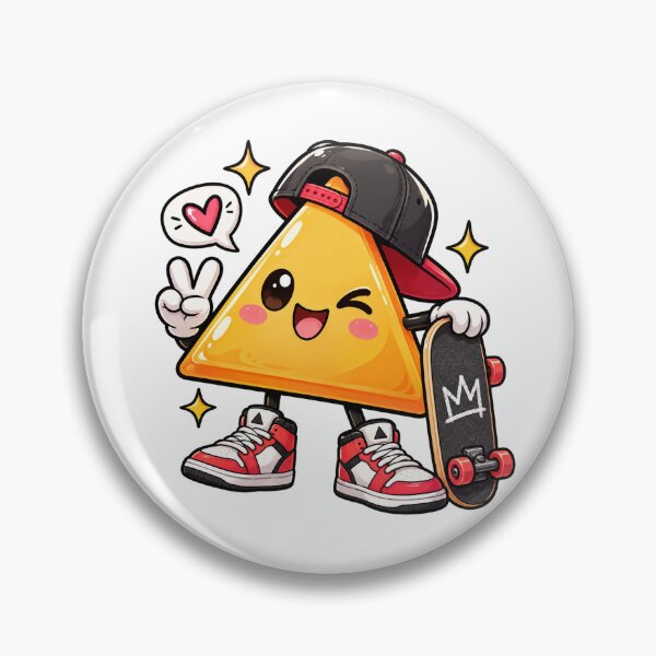Artikelvorschau, Kawaii Skater Triangle Character entworfen und verkauft von Seculinator.