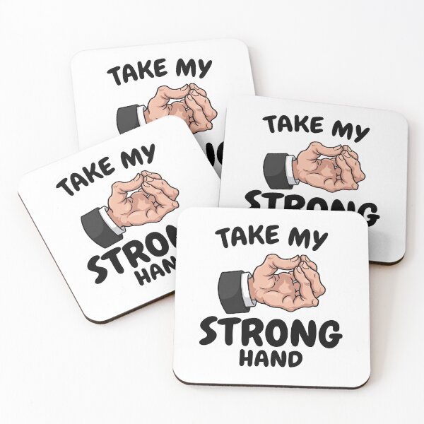 Item preview, Take My Strong Hand Funny Scary Movie Gotem Gesture Meme designed and sold by MerchViz.