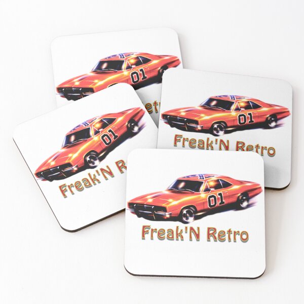 Item preview, General Lee Retro Car  designed and sold by FreakNRetro.