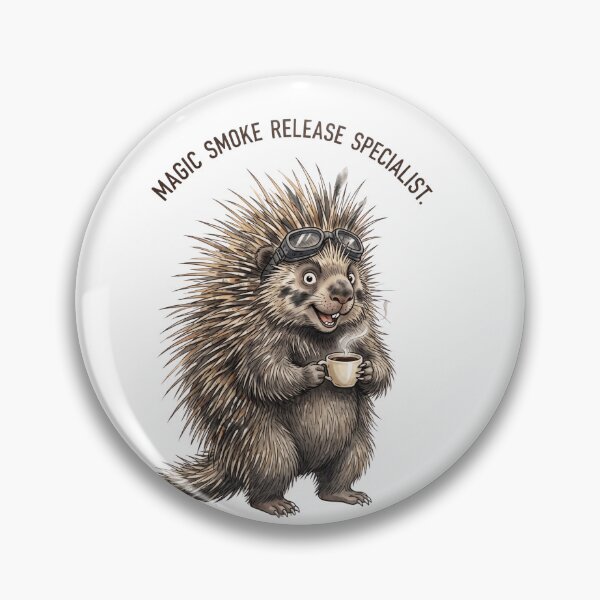 Item preview, Engineer Porcupine Magic Smoke designed and sold by Tiffany Roy.