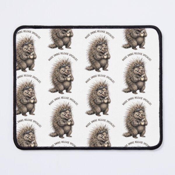 Item preview, Engineer Porcupine Magic Smoke designed and sold by Tiffany Roy.