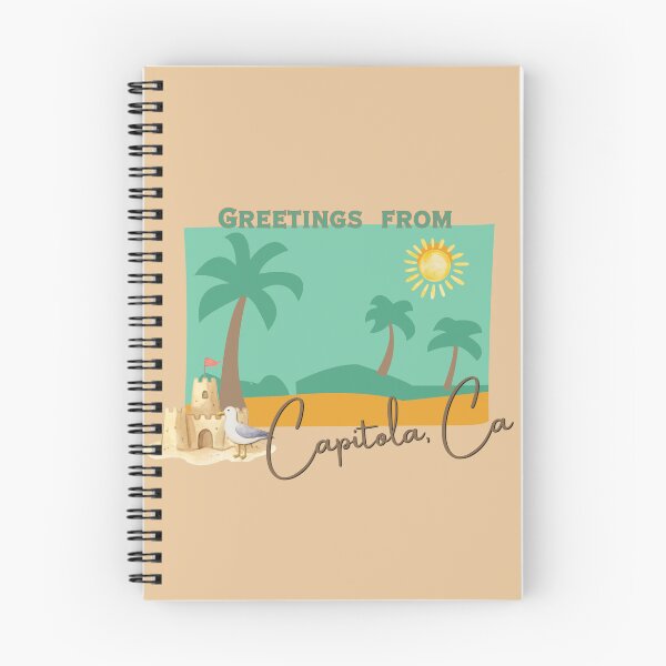 Item preview, Greetings from Capitola California Vintage Postcard Beach Design designed and sold by DonnaRaine.