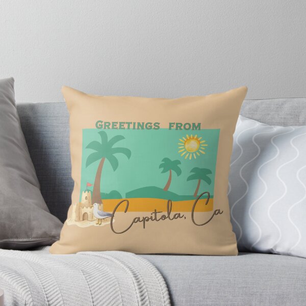 Item preview, Greetings from Capitola California Vintage Postcard Beach Design designed and sold by DonnaRaine.