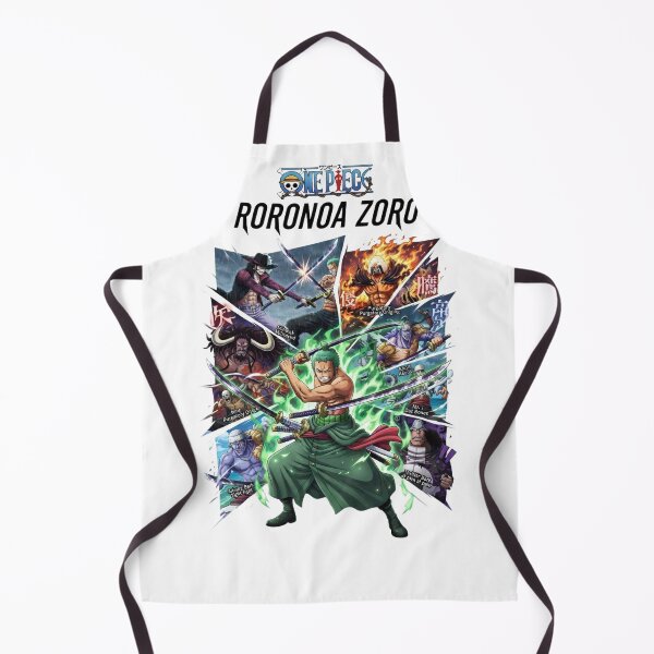 Item preview, Roronoa Zoro Three Sword Style Anime Swordsman Collage designed and sold by FreakToons.