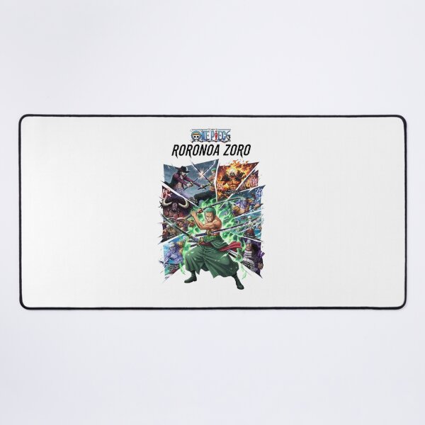 Item preview, Roronoa Zoro Three Sword Style Anime Swordsman Collage designed and sold by FreakToons.