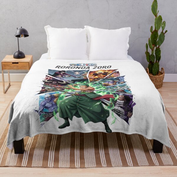 Item preview, Roronoa Zoro Three Sword Style Anime Swordsman Collage designed and sold by FreakToons.