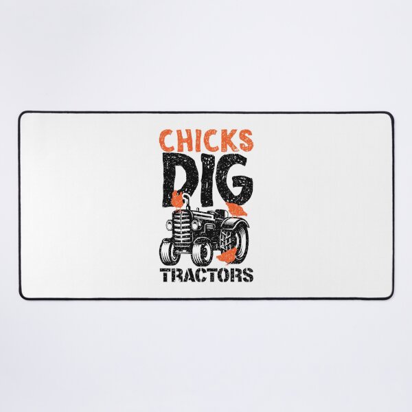Item preview, Funny Chicks Dig Tractors Chicken Farm Humor Design designed and sold by PudgyBear.
