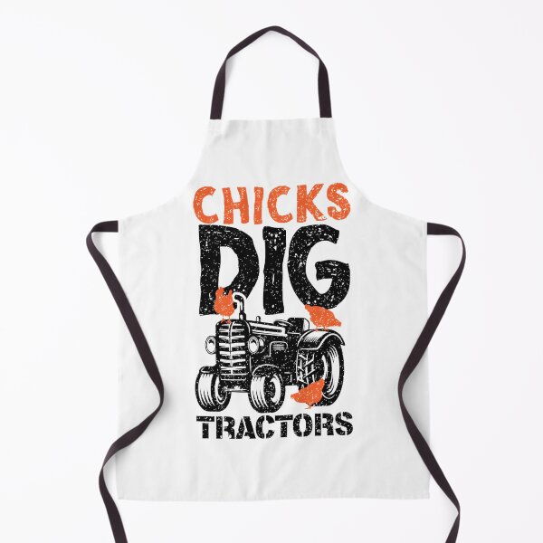 Item preview, Funny Chicks Dig Tractors Chicken Farm Humor Design designed and sold by PudgyBear.