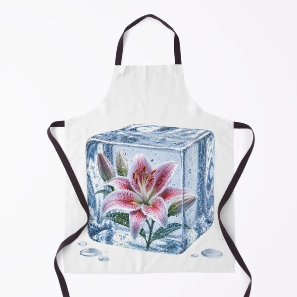 Item preview, Frozen Pink Lily in Crystal Ice designed and sold by MichalHau.