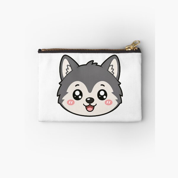 Item preview, Cute Kawaii Wolf Face designed and sold by Seculinator.
