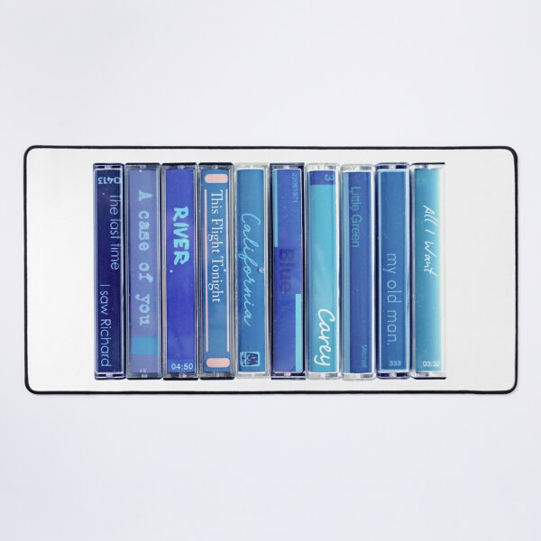 Item preview, Blue - Joni Mitchell - Classic Album Cassette Print designed and sold by Mr Mustard Prints.