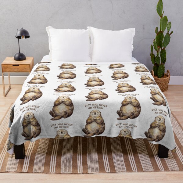 Item preview, Chubby Otter Diet Humor designed and sold by Tiffany Roy.