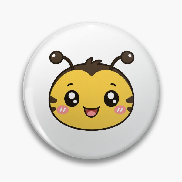 Artikelvorschau, Cute Kawaii Bee Face entworfen und verkauft von Seculinator.